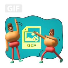 Gif-анимация - КИБЕРшкола программирования для детей, компьютерные курсы для школьников, начинающих и подростков - KIBERone г. Пролетарский