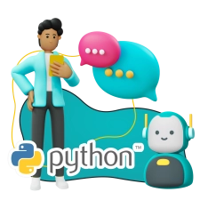 Умный чат-бот на Python на Telegram - КИБЕРшкола программирования для детей, компьютерные курсы для школьников, начинающих и подростков - KIBERone г. Пролетарский